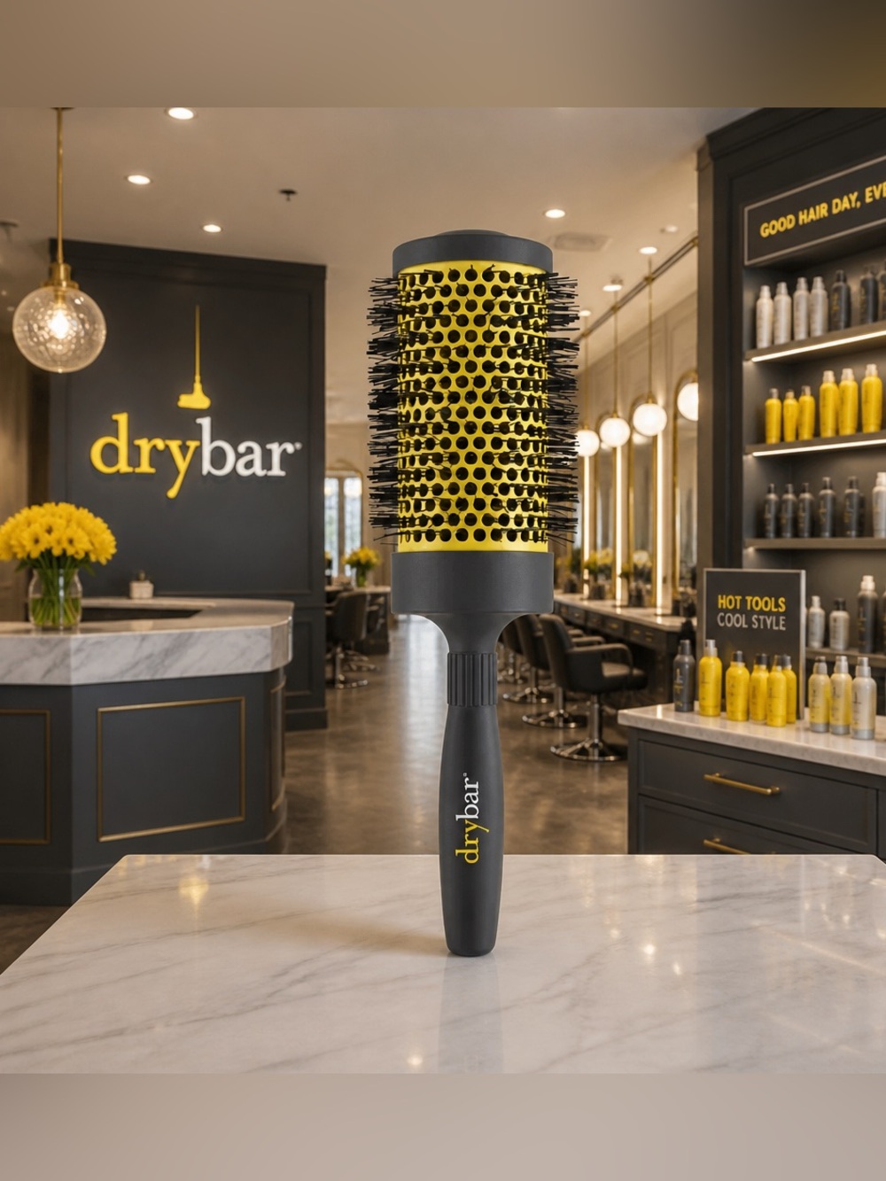 NEW DRY BAR Round Ceramic Brush